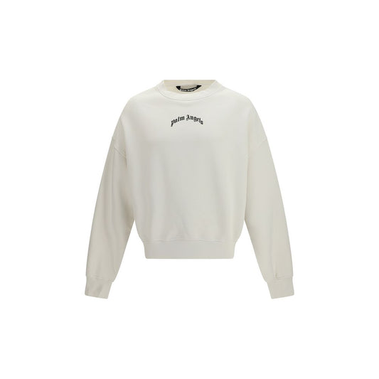 Palm Angels Beige Cotton Sweatshirt 1728,72470364320,Beige,Clothing,L,M,Men,New with tags,Palm Angels,S,Sweaters - Clothing,Sweatshirts - Sweaters - Clothing,XL