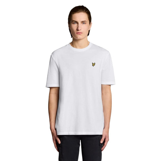 Lyle & Scott White Cotton T-Shirt 1728,71956299936,Clothing,IT42 | XS,IT44 | S,IT46 | M,IT48 | L,IT52 | XL,Lyle & Scott,Men,New with tags,T-Shirts - Clothing,White
