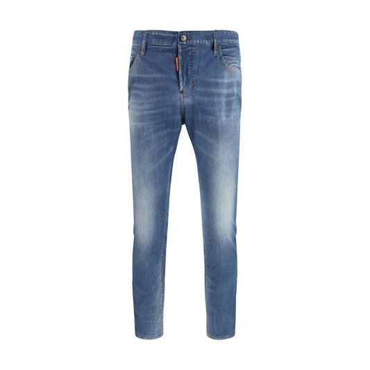 Dsquared² Blue Cotton Jeans Denim