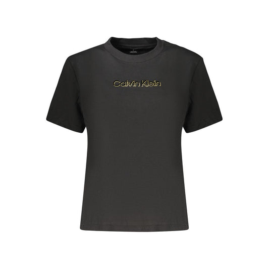 Calvin Klein Black Cotton Womens T-Shirt
