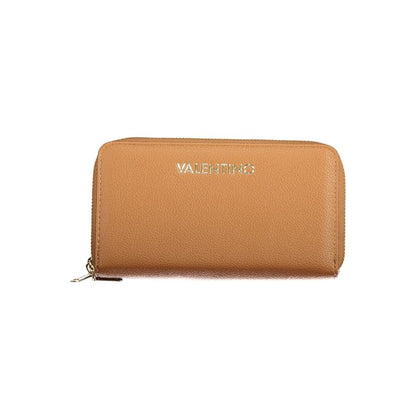 Mario Valentino Brown Polyurethane Women's Wallet