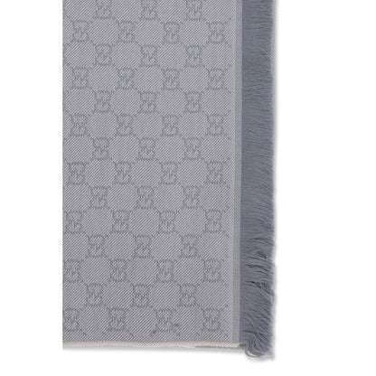Gucci Gray Wool Oves Aries Scarf