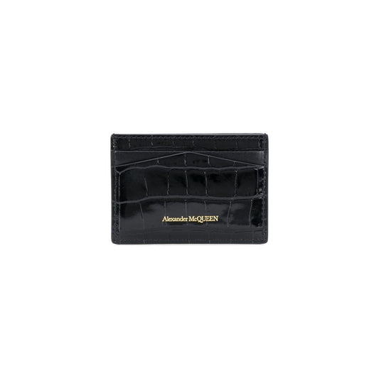 Alexander McQueen Wallets Black Wallets Alexander Mcqueen