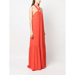 Erika Cavallini Semi-Couture Dresses Red E3ST20LINETTEC45