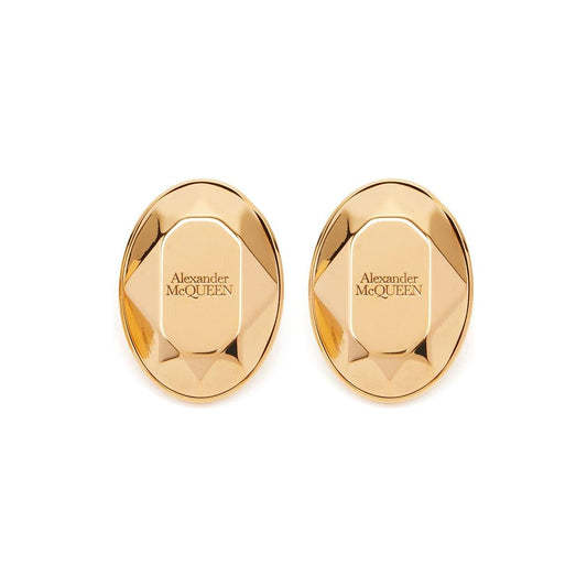 Alexander McQueen Bijoux Golden Earrings Alexander Mcqueen