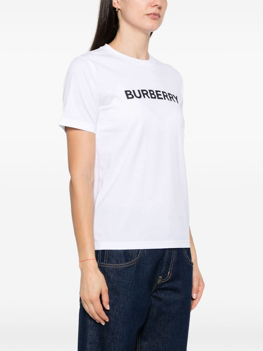 Burberry T-shirts and Polos White Topwear Burberry