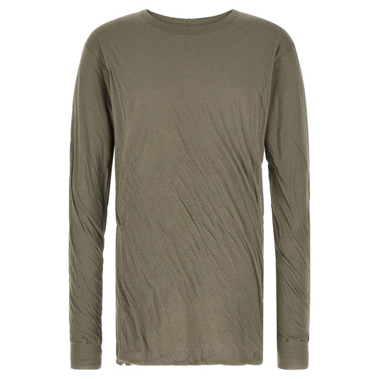 Rick Owens Gray Cotton T-Shirt