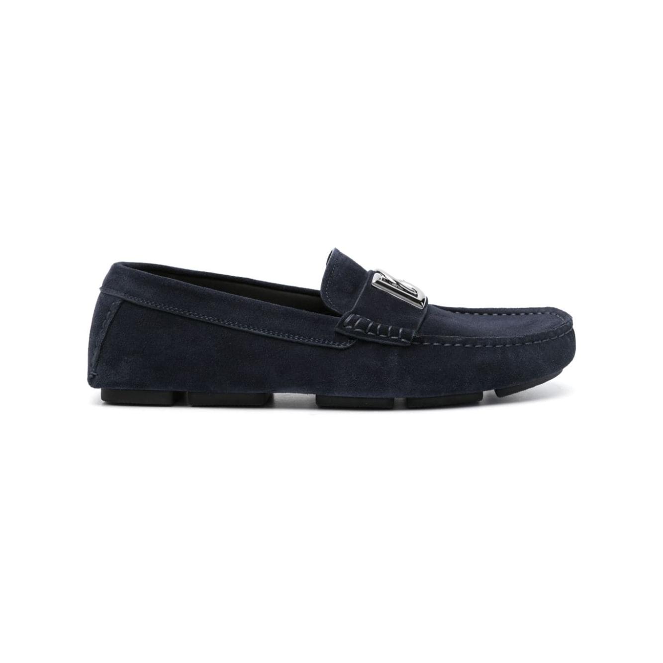 Dolce & Gabbana Flat shoes Blue Moccasins Dolce & Gabbana