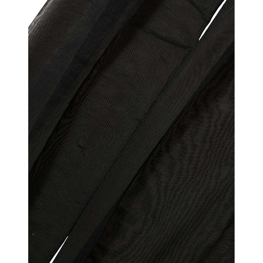 Dolce & Gabbana Black Nylon Sheer Tights Stockings Pantyhose Socks