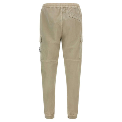 Stone Island Beige Cotton Cargo Pants