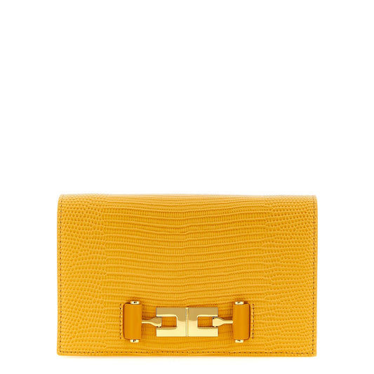 Elisabetta Franchi Beige Polyester Crossbody Bag