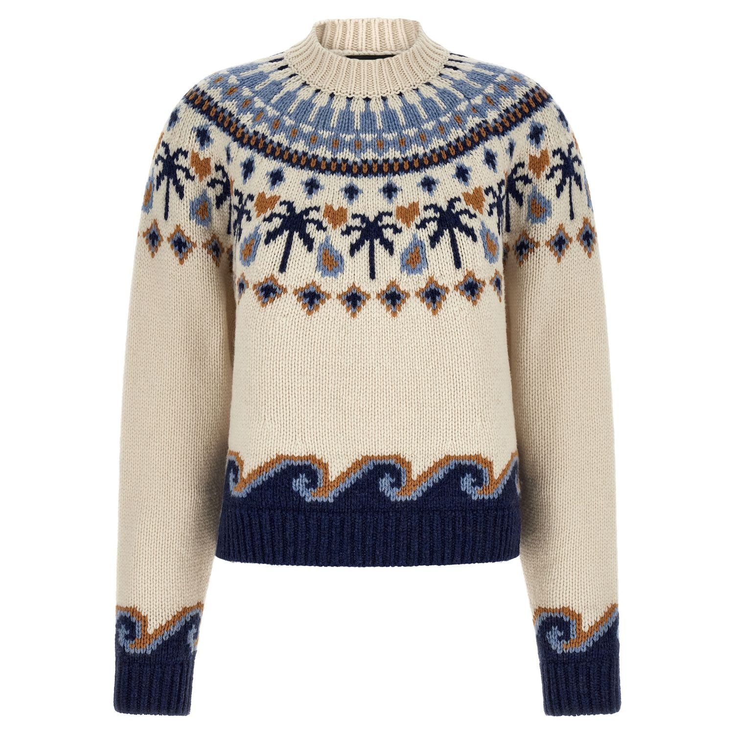 Alanui Multicolor Virgin Wool Cardigan
