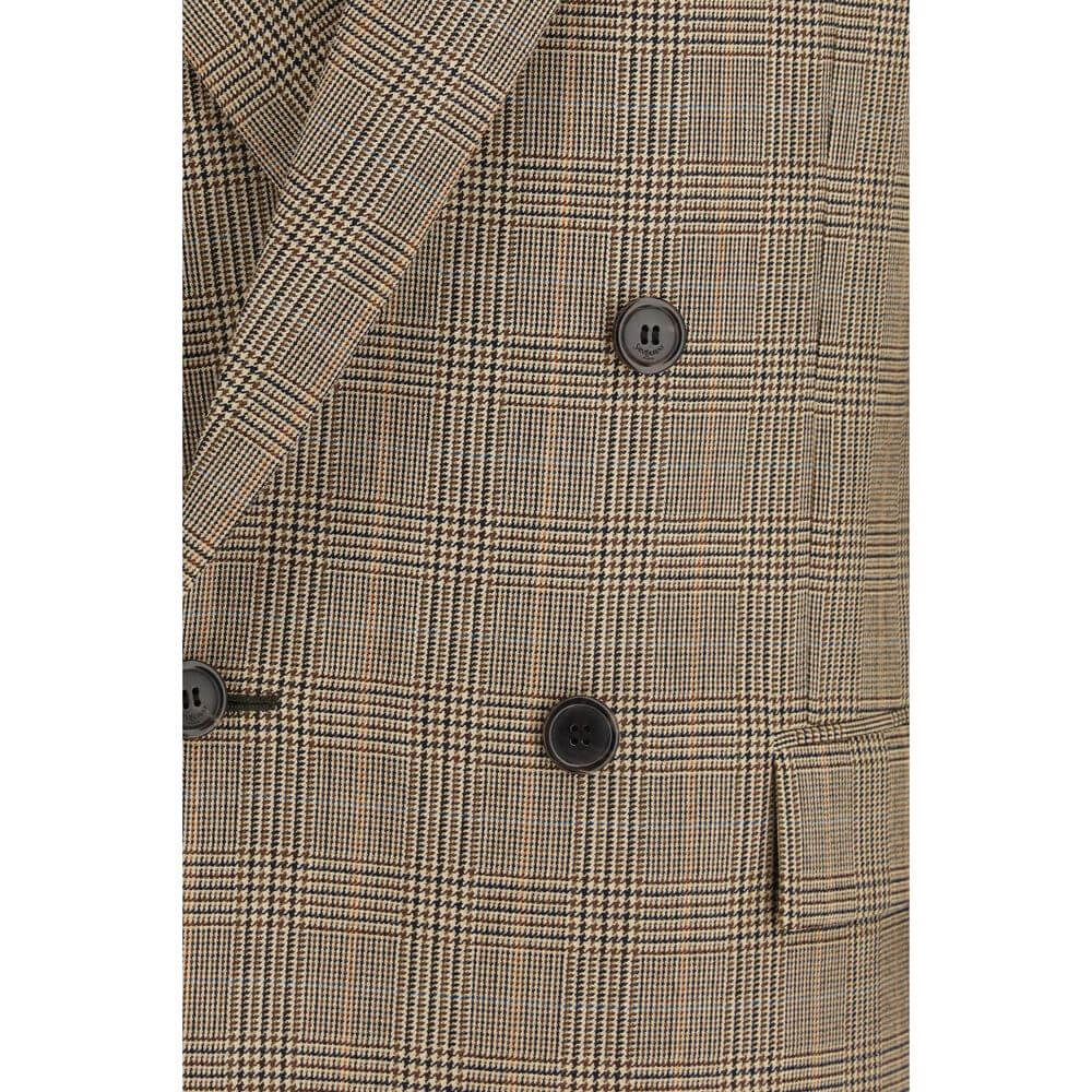 Saint Laurent Beige Wool Oves Aries Blazer