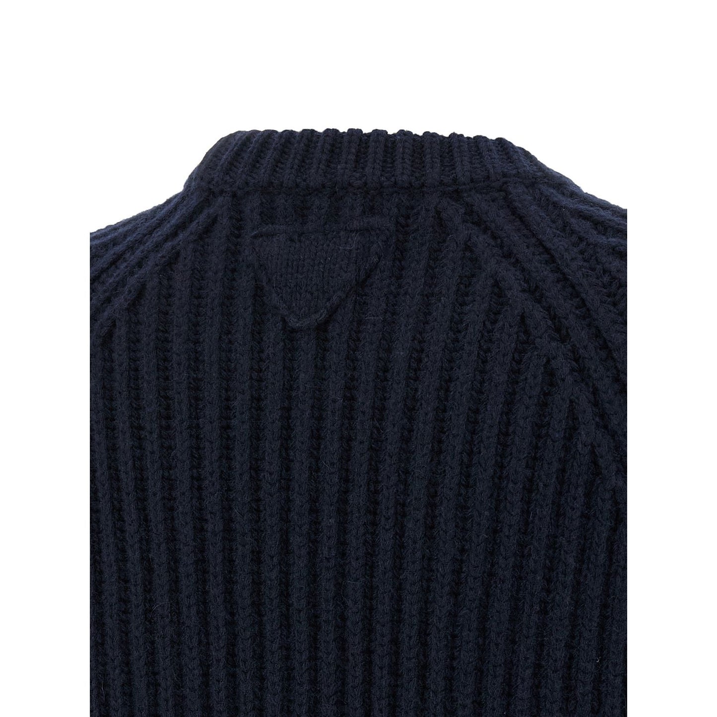 Prada Blue Virgin Wool Cardigan