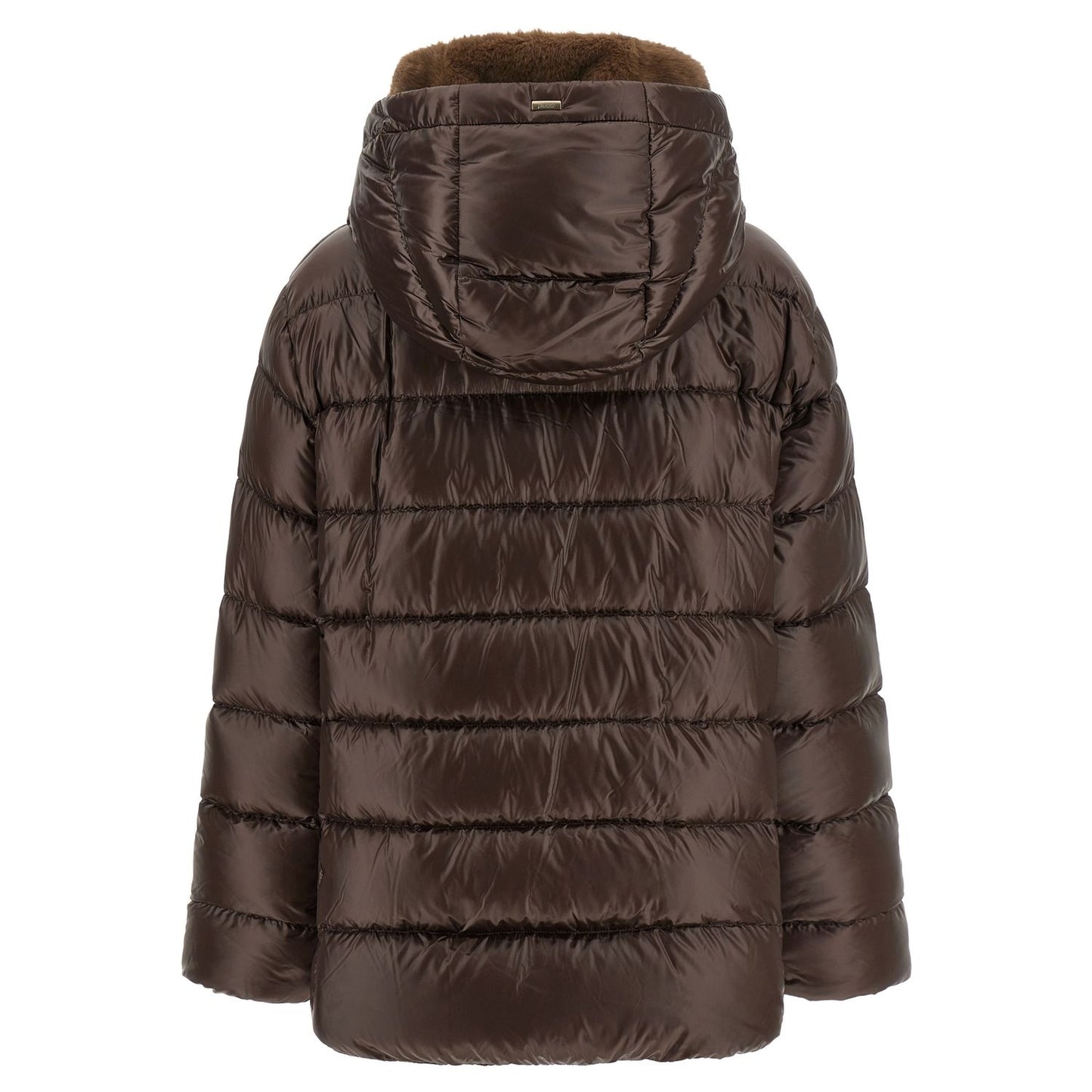 Herno Brown Polyamide Full-Length Jacket