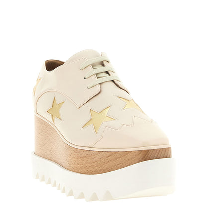 Stella McCartney White Polyester Wedge Sandals