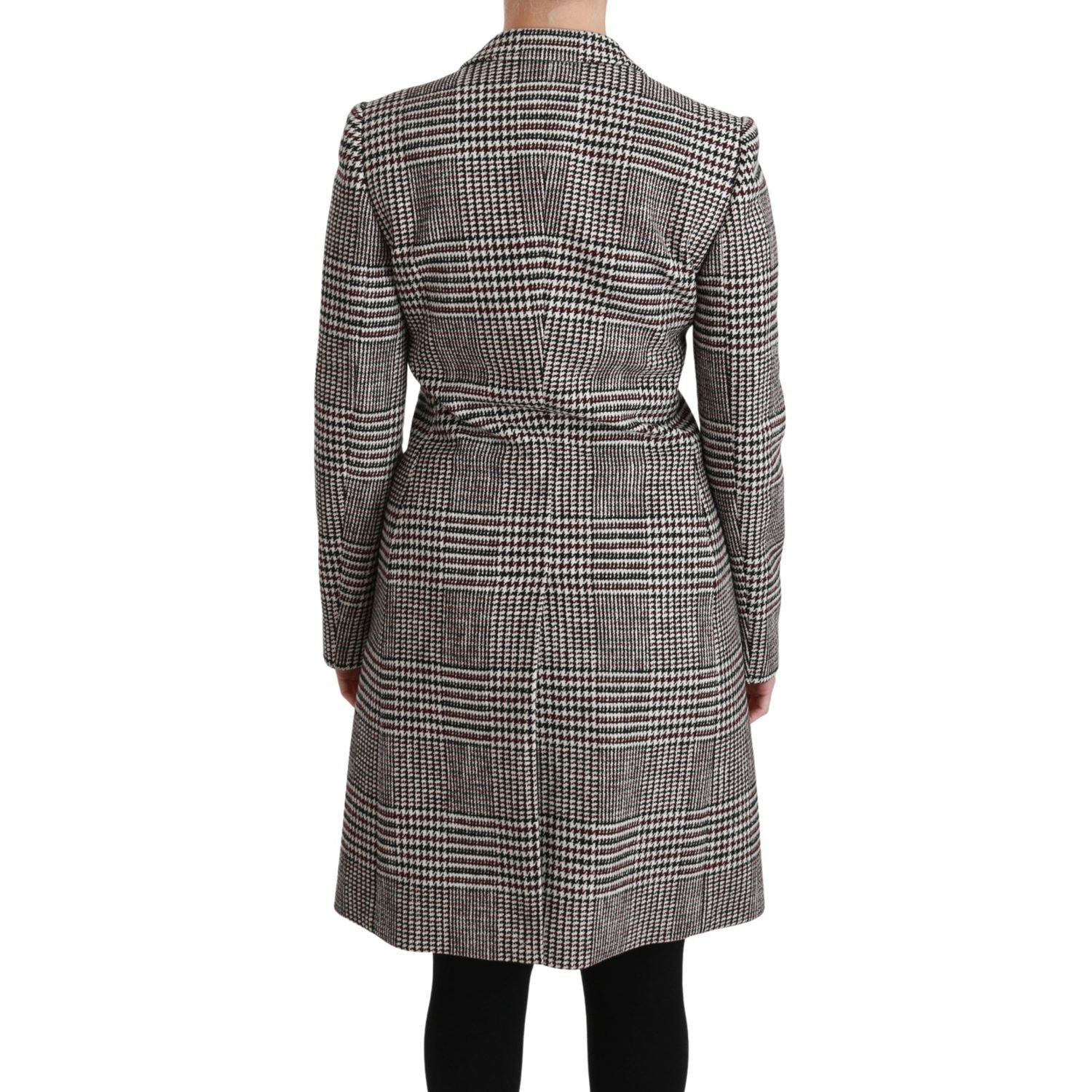 Dolce & Gabbana Multicolor Trench Knee Long Jacket Coat