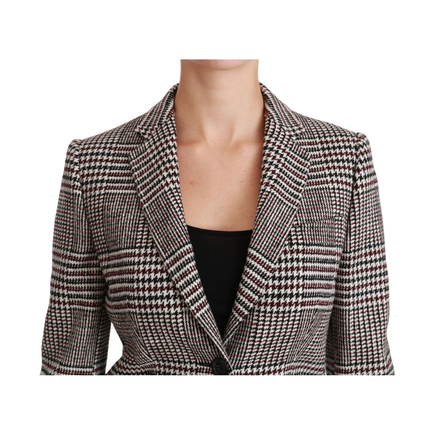 Dolce & Gabbana Multicolor Trench Knee Long Jacket Coat 10% Nylon,1728,25% Wool,5% Acrylic,5% PL,67345645728,Clothing,Coats - Jackets & Coats - Clothing,Dolce & Gabbana,IT40|S,Jackets & Coats - Clothing,Jackets & Coats - Women - Clothing,Material: 55% Cot