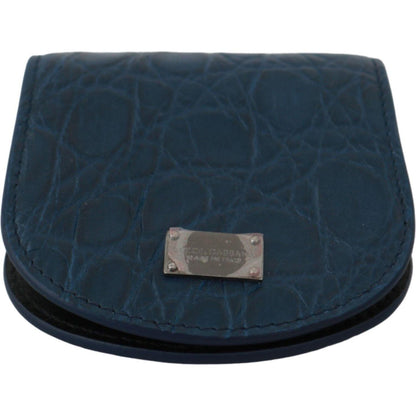 Dolce & Gabbana Blue Leather Holder Pocket Condom Case 1728,67345645728,Accessories,Blue,Dolce & Gabbana,Material: 100% Caimano,Men,Men - Accessories,New with tags,Other - Men - Accessories,Wallets - Accessories,Wallets - Wallets - Accessories
