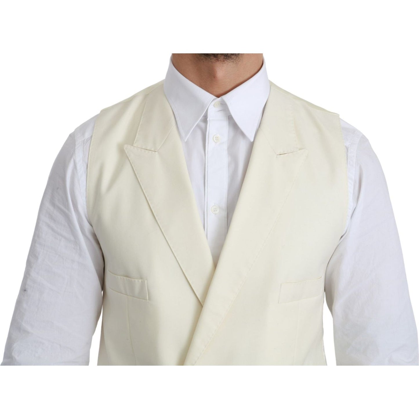 Dolce & Gabbana White Waistcoat Formal Wool Vest 1728,67345645728,Clothing,Dolce & Gabbana,IT44 | XS,IT46 | S,IT60 | 3XL,Material: 100% Virgin Wool,Men,Men - Clothing,New with tags,Suits & Blazers - Clothing,Vests - Men - Clothing,Waistcoats - Suits & Bla