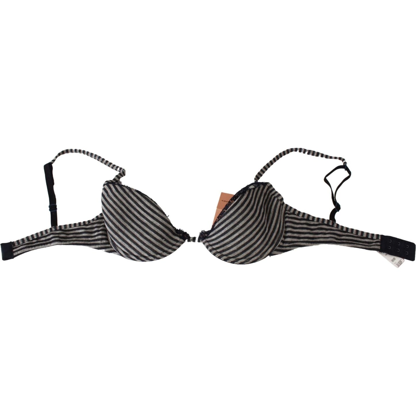Ermanno Scervino Blue Stripes Lace Reggiseno Bra Underwear BIK751-S