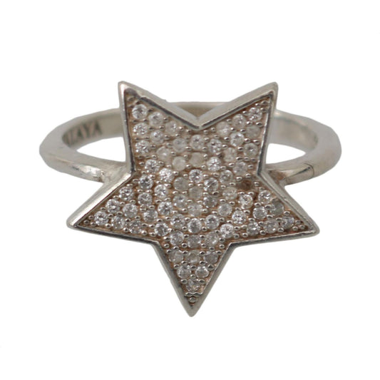 Nialaya Silver Womens Clear CZ Star 925 Ring 1728,5,67345645728,Accessories,Category - Jewellery,Clear CZ Crystals,EU49 | US5,EU51 | US5,EU54 | US7,Jewellery - Accessories,Jewelry,Material: 925 Sterling Silver,Men,New with tags,Nialaya,Rings - Jewellery -