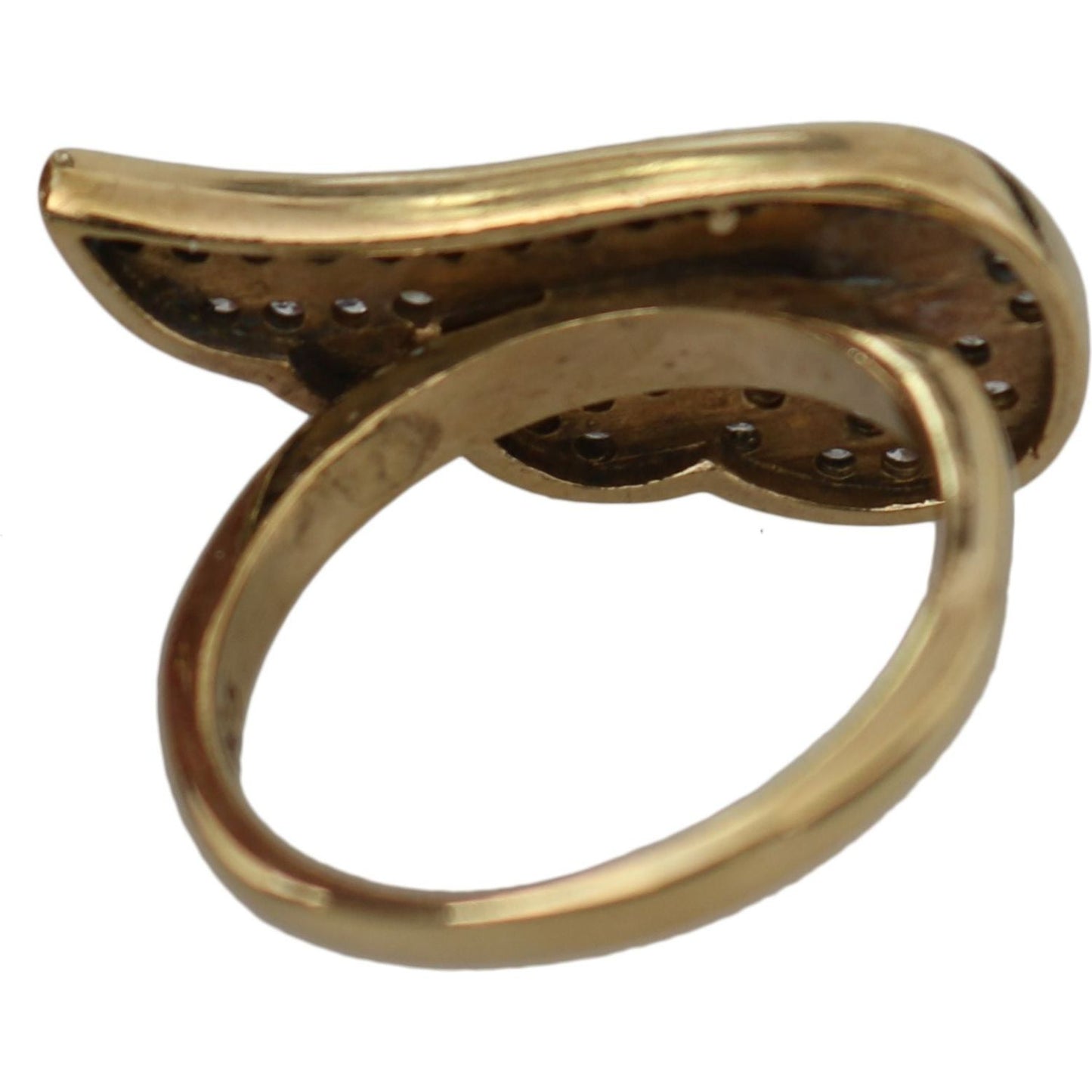 Nialaya Elegant Gold-Crystal Embellished Ring Ring Nialaya