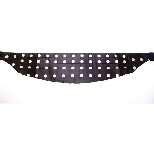 Dolce & Gabbana Black Waist Smoking Tuxedo Cummerbund Belt 1728,67345645728,Accessories,Belts - Accessories,Black/White,Cummerbund - Men - Accessories,Dolce & Gabbana,High-Waist Belts - Belts - Accessories,IT44 | XS,IT48 | M,Material: 100% Silk,Men,Men -