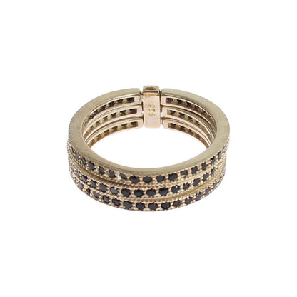 Nialaya Black CZ 925 Sterling Silver Womens Ring 1728,67345645728,Accessories,Black,black CZ Crystals,Category - Jewellery,EU50 | US5,Jewellery - Accessories,Jewelry,Material: 925 Sterling Silver,Men,New with tags,Nialaya,Rings - Jewellery - Accessories,R