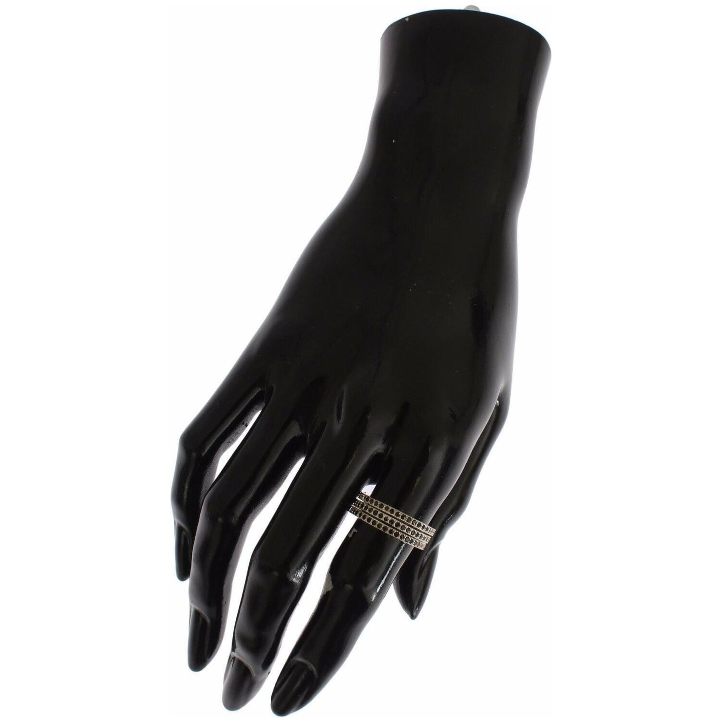 Nialaya Black CZ 925 Sterling Silver Womens Ring 1728,67345645728,Accessories,Black,black CZ Crystals,Category - Jewellery,EU50 | US5,Jewellery - Accessories,Jewelry,Material: 925 Sterling Silver,Men,New with tags,Nialaya,Rings - Jewellery - Accessories,R