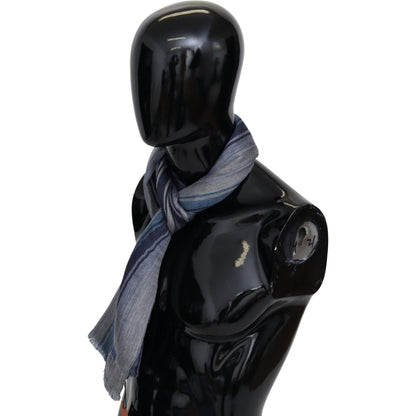 Missoni Multicolor Wool Striped Unisex Neck Wrap Shawl Missoni