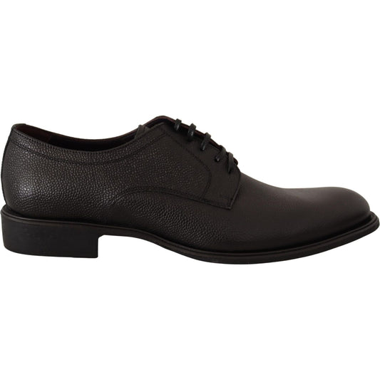Dolce & Gabbana Black Leather Lace Up Mens Formal Derby Shoes 1728,67345645728,Black,Dolce & Gabbana,EU40.5/US7.5,EU41/US8,Formal - Men - Shoes,Material: 100% Leather,Men,Men - Shoes,New with tags,Oxfords and Derbies - Shoes,Shoes