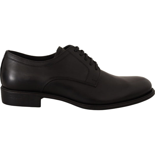 Dolce & Gabbana Black Leather Lace Up Mens Formal Derby Shoes 1728,67345645728,Black,Dolce & Gabbana,EU40/US7,Formal - Men - Shoes,Material: 100% Leather,Men,Men - Shoes,New with tags,Oxfords and Derbies - Shoes,Shoes