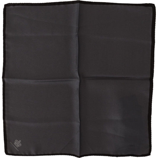 Dolce & Gabbana Gray 100% Silk Square Handkerchief Gray 100% Silk Square Handkerchief 1728,67345645728,Accessories,Dolce & Gabbana,Gray,Handkerchief - Men - Accessories,Material: 100% Silk,Men,Men - Accessories,New with tags,Pocket Squares - Ties and Form