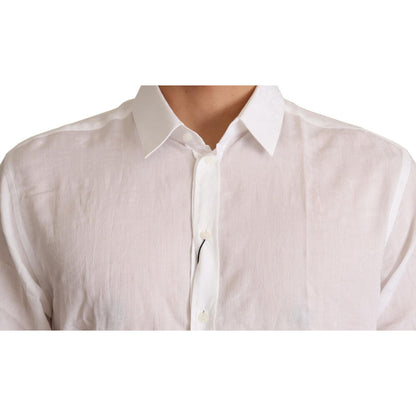 Dolce & Gabbana White Cotton Floral Pattern MARTINI Shirt 1728,67345645728,Clothing,Dolce & Gabbana,Dress Shirts - Shirts - Clothing,IT40 | M,Material: 100% Cotton,Men,Men - Clothing,New with tags,Shirts - Clothing,Shirts - Men - Clothing,White