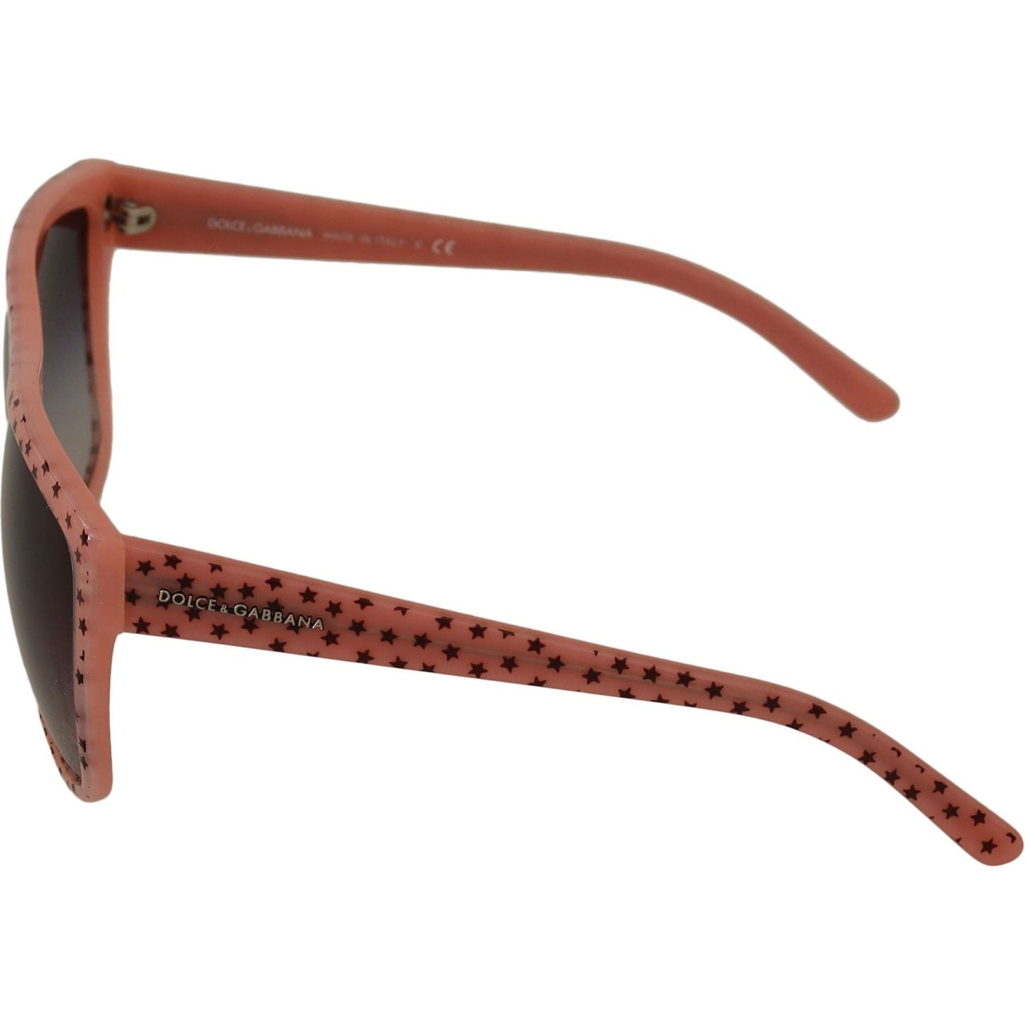 Dolce & Gabbana Brown Stars Acetate Frame Women Shades Sunglasses WOMAN SUNGLASSES
