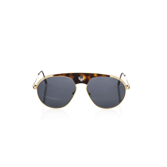 Frankie Morello Brown Metallic Fibre Men Sunglass 1728,67345744032,Accessories,Brown,Frankie Morello,Glasses and Sunglasses - Accessories,Men,New with tags,Sunglasses,Sunglasses - Glasses and Sunglasses - Accessories,Sunglasses for Men - Sunglasses