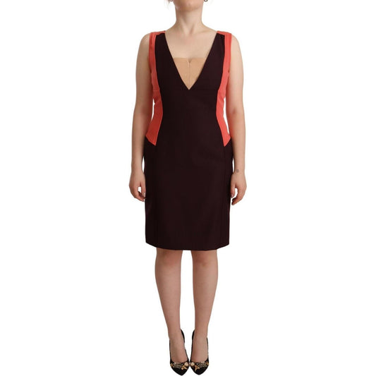 CO|TE Multicolor V-Neck Sleeveless Sheath Dress WOMAN DRESSES CO|TE