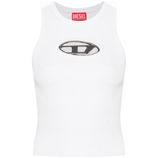 Diesel Top White Topwear Diesel