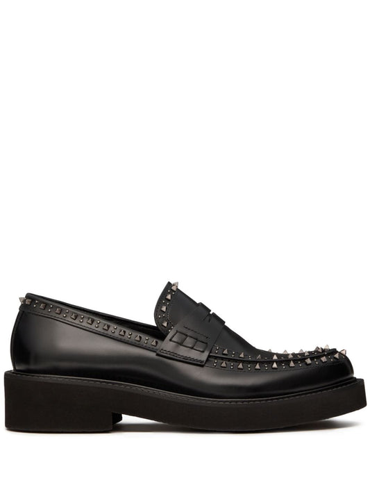 Valentino Garavani Loafers men shoes Black Moccasins Valentino Garavani