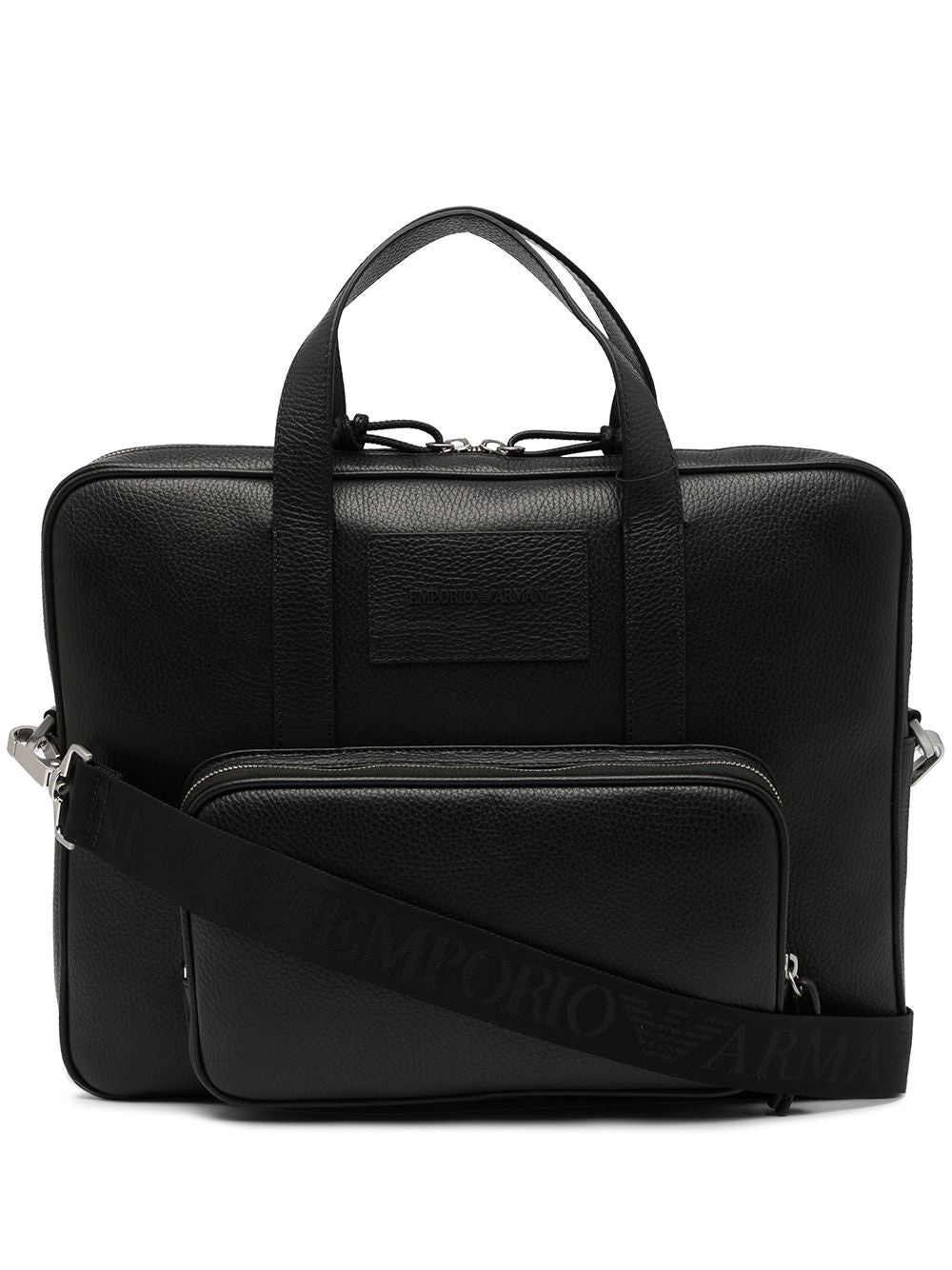 Emporio Armani Laptop Bag Black Small Leather Goods Emporio Armani