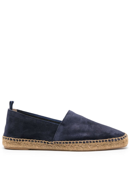 Castaner Suede Men Flat shoes Blue Espadrilles Castaner Dark Slate Gray