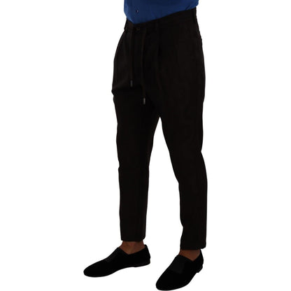 Dolce & Gabbana Bordeaux Wool Men Skinny Trouser Pants Dolce & Gabbana