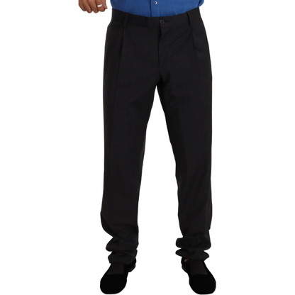 Dolce & Gabbana Gray Dress Trouser VENTANNI Dress Pants Dolce & Gabbana