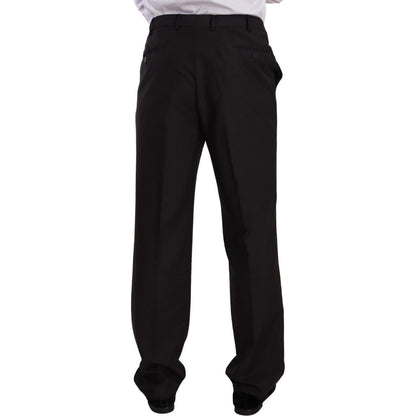 Domenico Tagliente Dark Gray Single Breasted Formal Suit