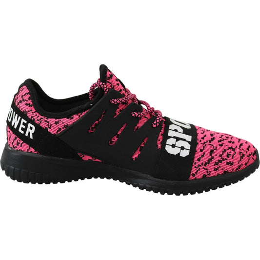 Plein Sport Chic Pink Blush Athletic Sneakers Plein Sport