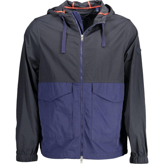 Gant Blue Polyamide Men Jacket Gant