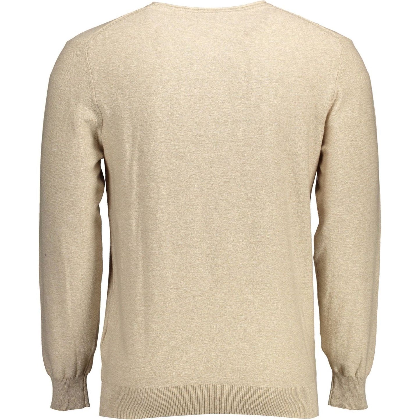 Gant Beige Cotton Men Sweater Gant