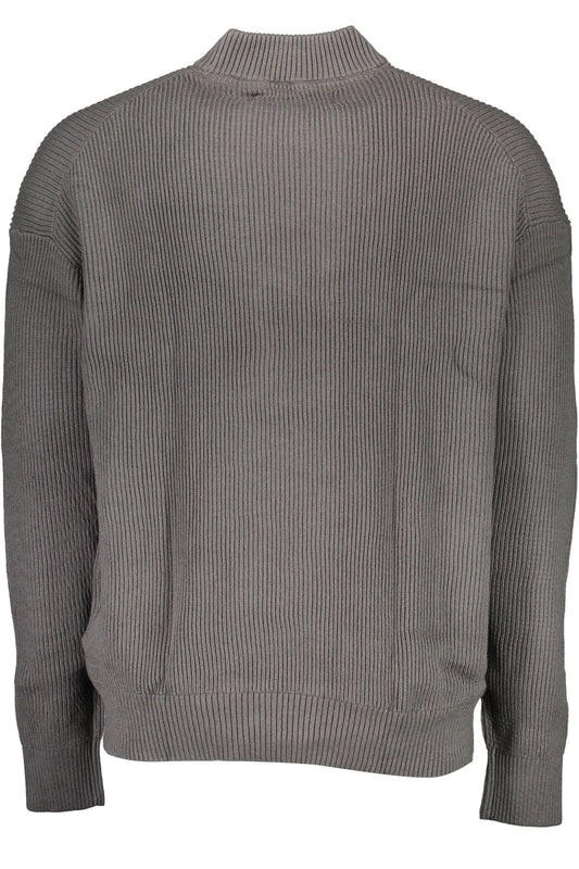 Calvin Klein Gray Cotton Men Sweater Calvin Klein