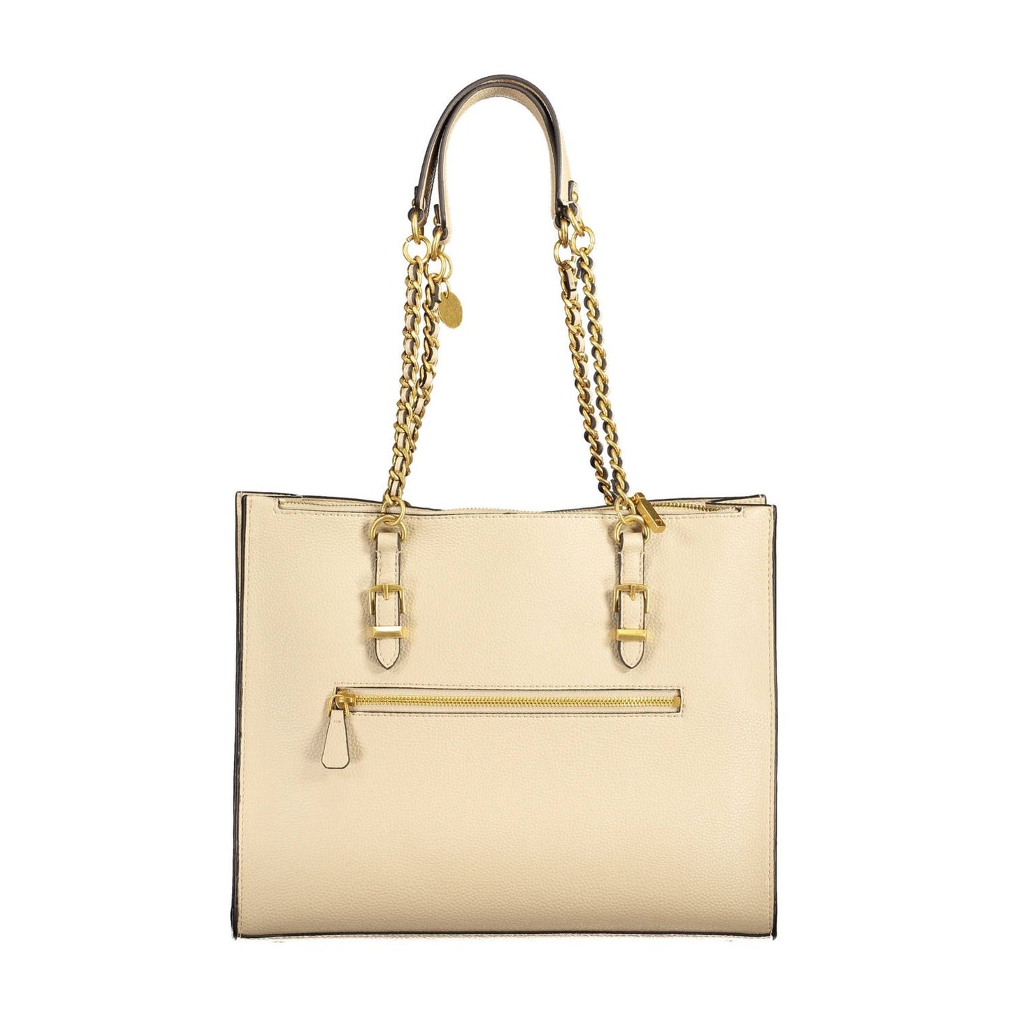 Guess Jeans Beige Polyethylene Handbag Guess Jeans